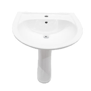 Pedestal washbasin